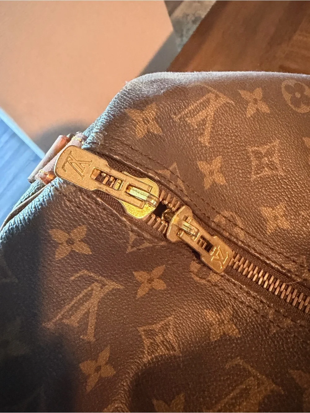 Louis Vuitton Monogram Canvas Duffel with Vachetta Leather Trim | 55